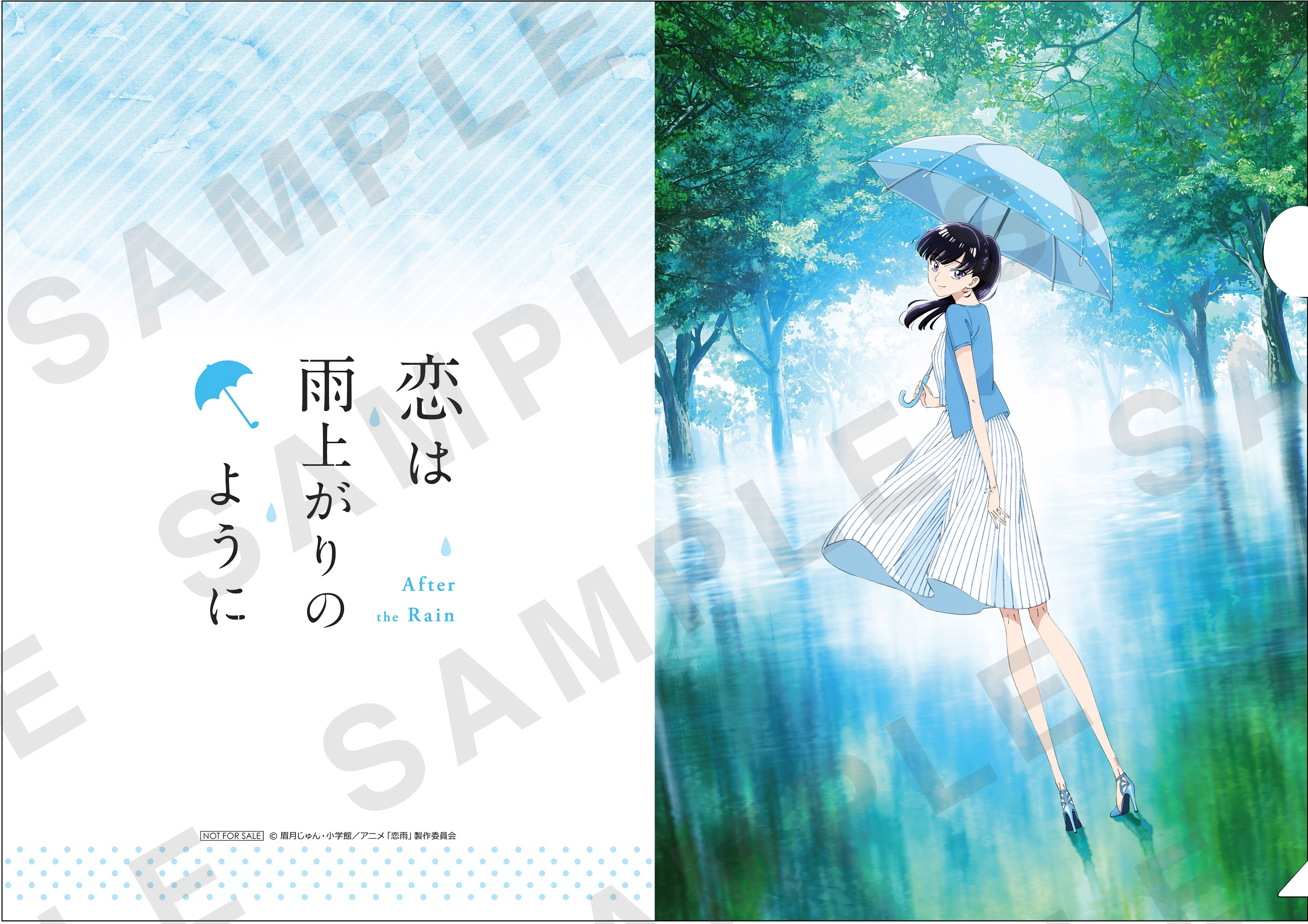 「恋は雨上がりのように」アニメイト限定描き下ろしA4クリアファイル